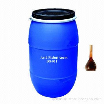 Acid fixing agent in brown-red liquid appearance
